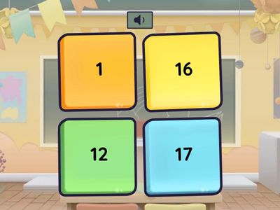 Numbers 1-20 quiz listening