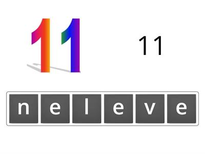 Numbers 11-19