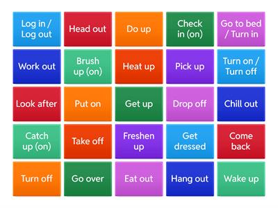 Daily Routine & Phrasal Verbs