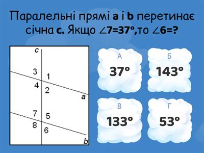 Готуємося до ЗНО. Паралельні прямі та січна. Перпендикуляр до прямої.