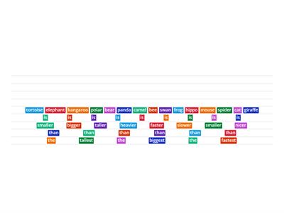 Comparative adjectives