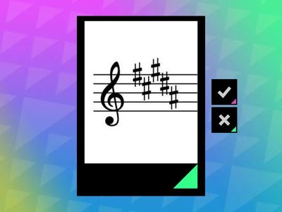 Знаки у тональностях  (до 7)