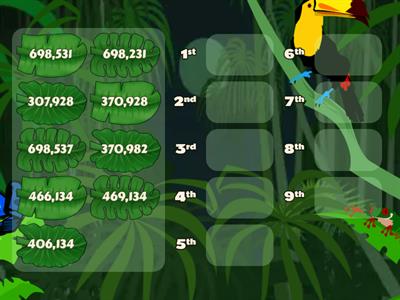 Ordering 6-Digit Numbers (least to greatest)