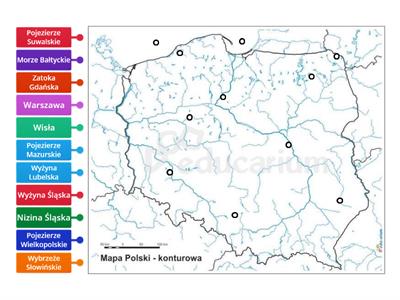 Mapa Polski_klasa V (dz. II 1-6)