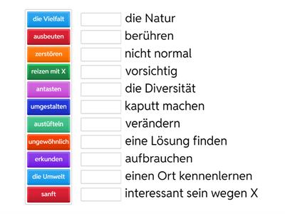 Nachhaltiger Tourismus B2/C1