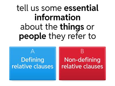 10A Defining and non-defining relative clauses