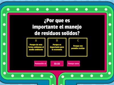 Quiz manejo de residuos solidos