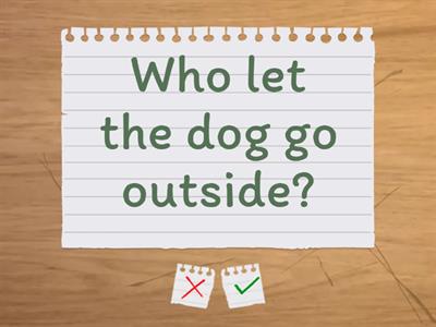 THE LOST DOG - SHORT STORY-FLASHCARDS-AMSLP