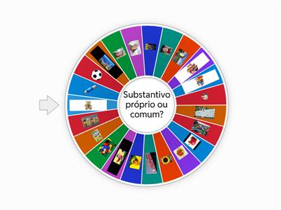 Substantivos próprios e comuns