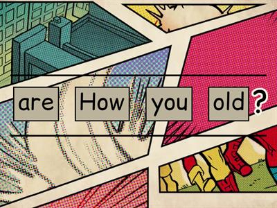Grammar for questions - talking about age.