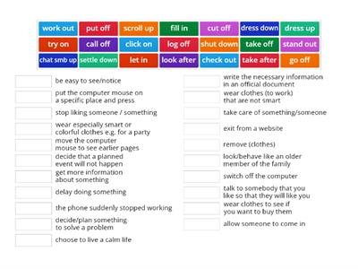 SO Unit 6.1 Multi-word verbs