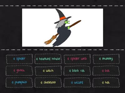 Halloween  match flashcards