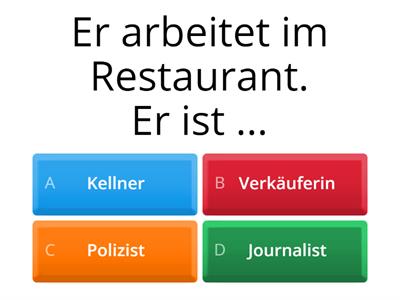 A1 Kapitel 2 Quiz