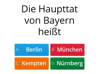 Bundesland Bayern 