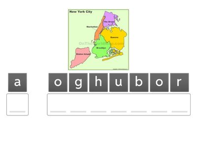 2 VOC:  a city - anagram