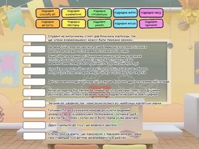  Види складнопідрядних речень.