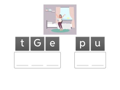 Daily routines vocabulary ( A1 level) 