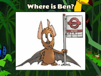 Where is Ben? Prepositions (Flying Fruit)