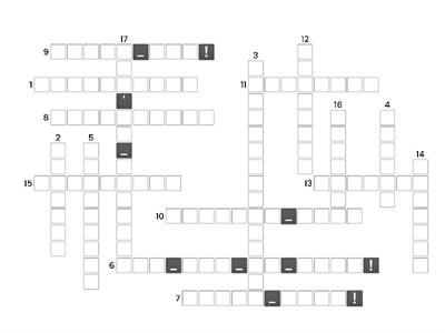 MODULE 3D - crossword