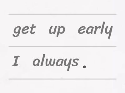 simple present tense 