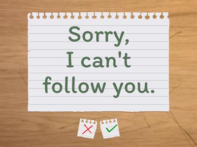 Asking for Clarification- Making Clarification