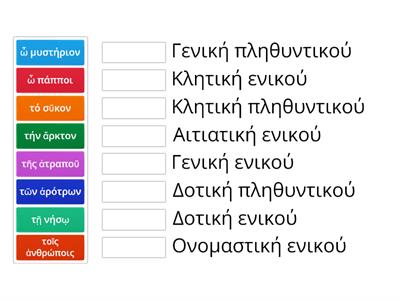 Αρχαία β κλίση 