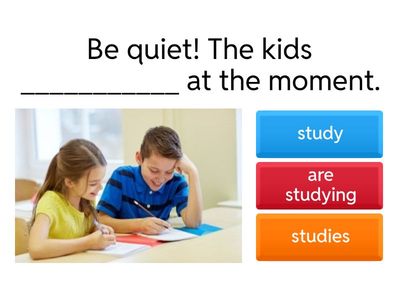 Present Simple - Present Continuous