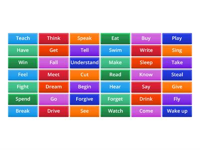 Simple Past Irregular Verbs