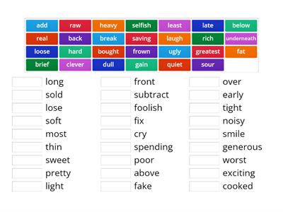 Antonyms