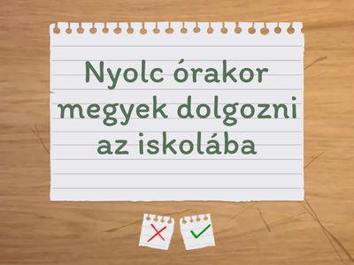 My Daily Routine - fordítsd angolra