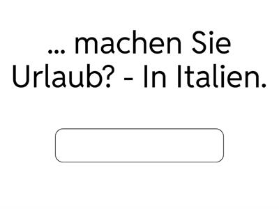 A2 Wechselpräpositionen