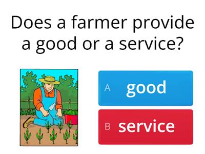 Economics Goods and Services Quiz