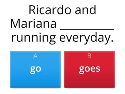 Present simple -S or no -S