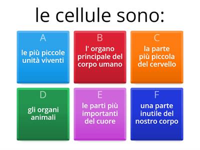 quiz di scienze