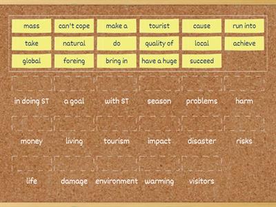 Collocations - Unit 2 Gold Experience B2