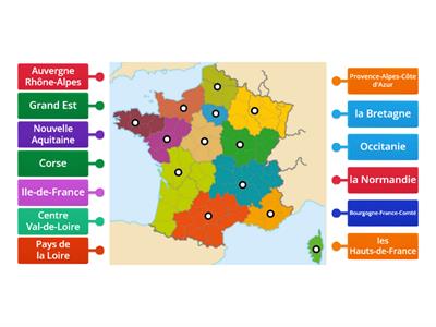 Les régions de France