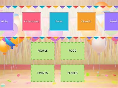 SENIOR 5 - Writing reviews: ADJECTIVES