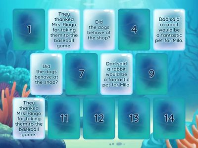 Open Syllable Words & Sentences