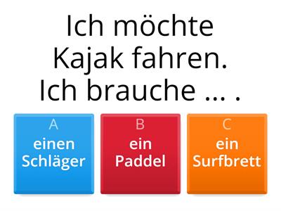 Vokabelquiz: Sportlich, sportlich