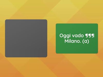 Preposizioni miste A1