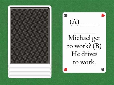 Wh- with do and does