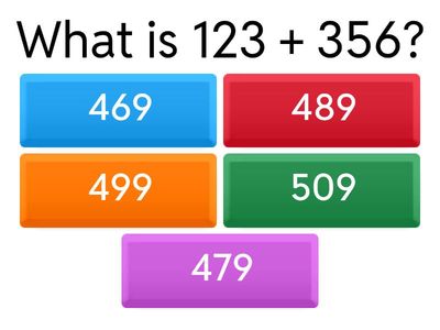 Addition and Subtraction Quiz