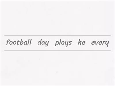 presente simple y presente continuo (estructura)