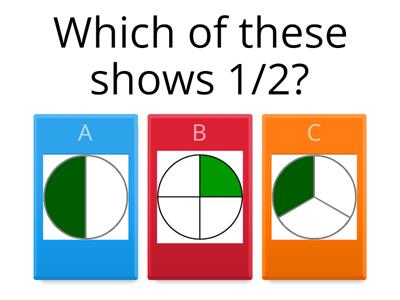  Fractions quiz - 3rd