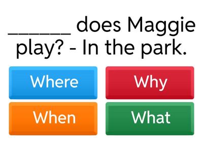 Wh- Questions Quiz. Англ. на отл. 4 кл. Упр. 75