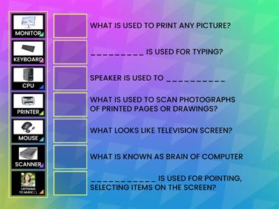 PARTS OF COMPUTER