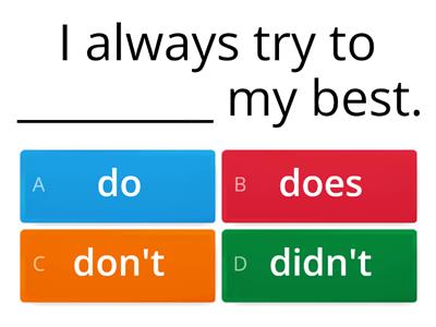 Activity 1: Irregular Verbs (English 2)