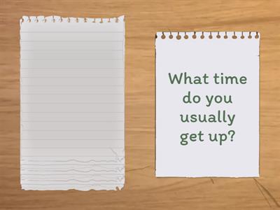 Elem random questions