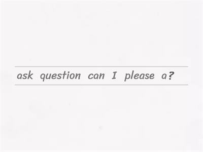 Think a2  Classroom language