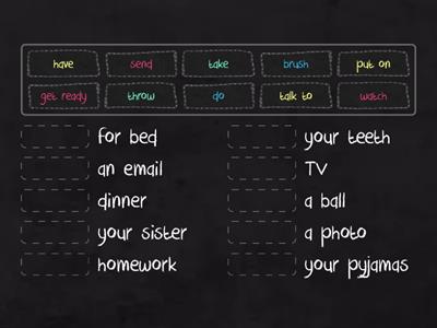 Project 3 UNIT 3A Collocations